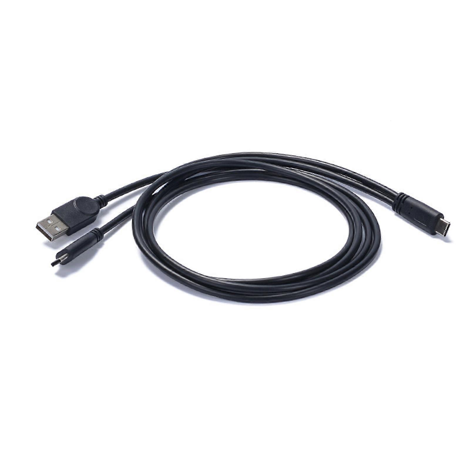 USB C OTG Adapter and Charger Cable for Live Streaming and Charging on Phones, Tablets, Sound Cards USB C Splitter Multicolor