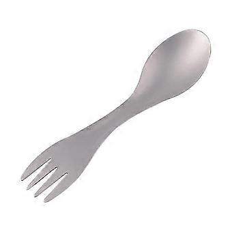 Pure Titanium Camping Utensil Set with Spoon Fork Spork for Outdoor Hiking Backpacking