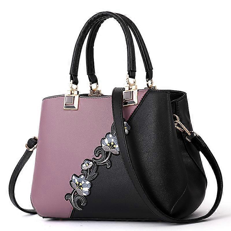 Women Handbag Top Handle Elegant Crossbody Classic Ladies Purple