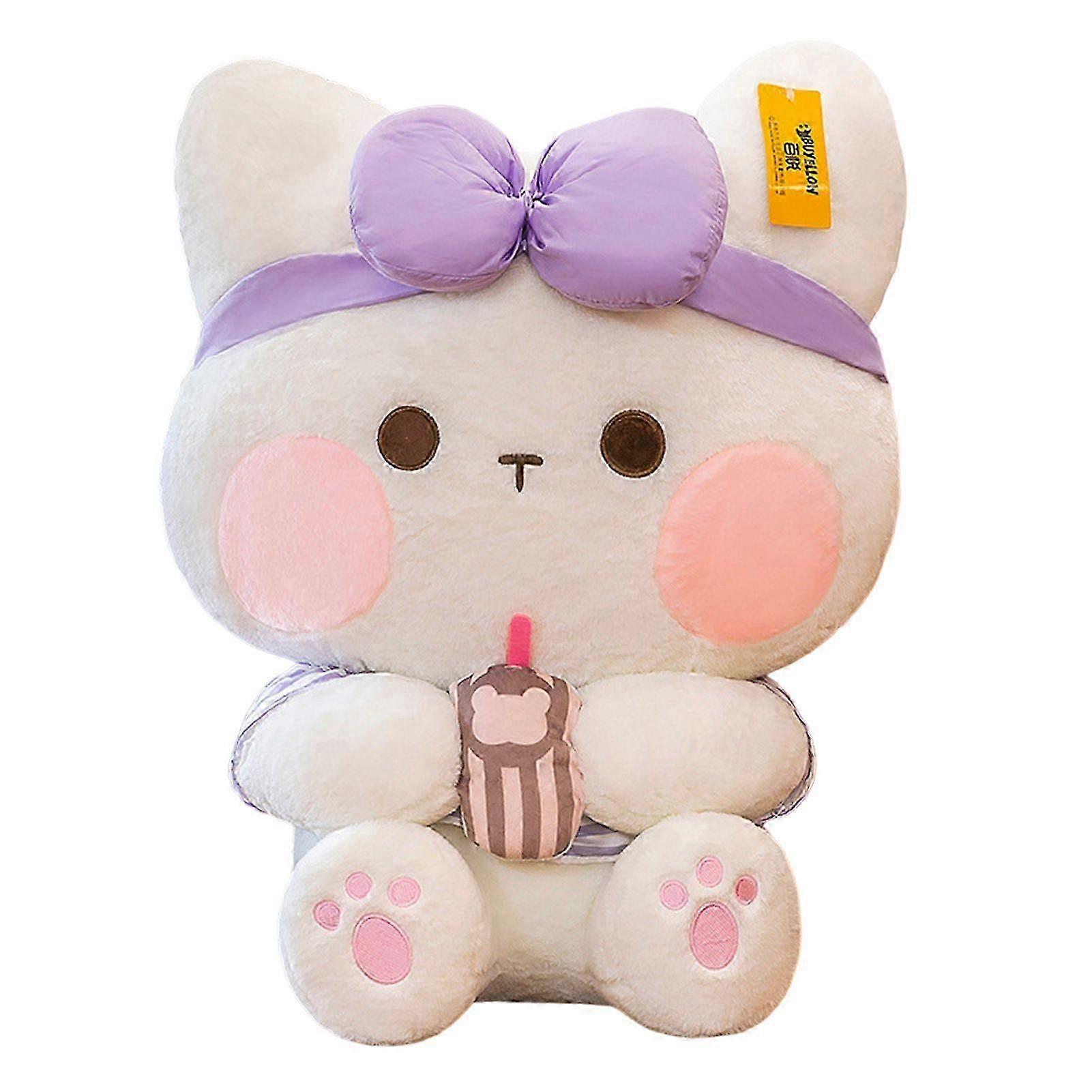 Rabbit Plush Toy Dolls Cat Stuffed Throw Pillows Gift For Christmas Birthday New Year