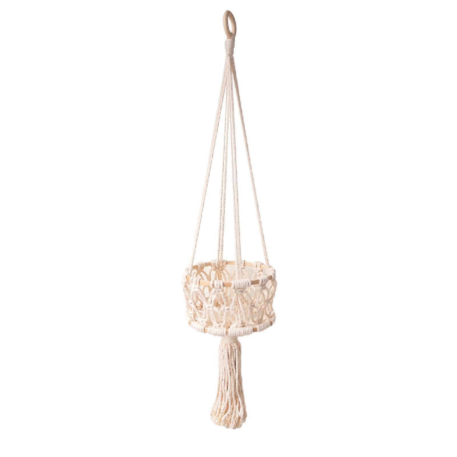 Boho Hanging Plant Pot for Use Outdoor with Lanyard, 3 Levels