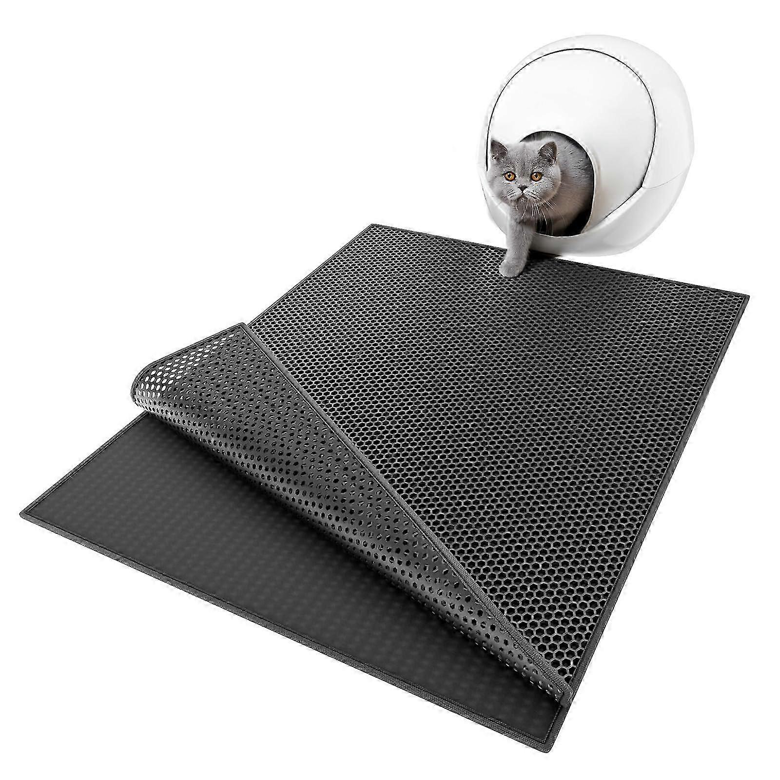 36 "× 30" قابل للغسل قرص العسل القطط القمامة حصيرة للحيوانات الأليفة