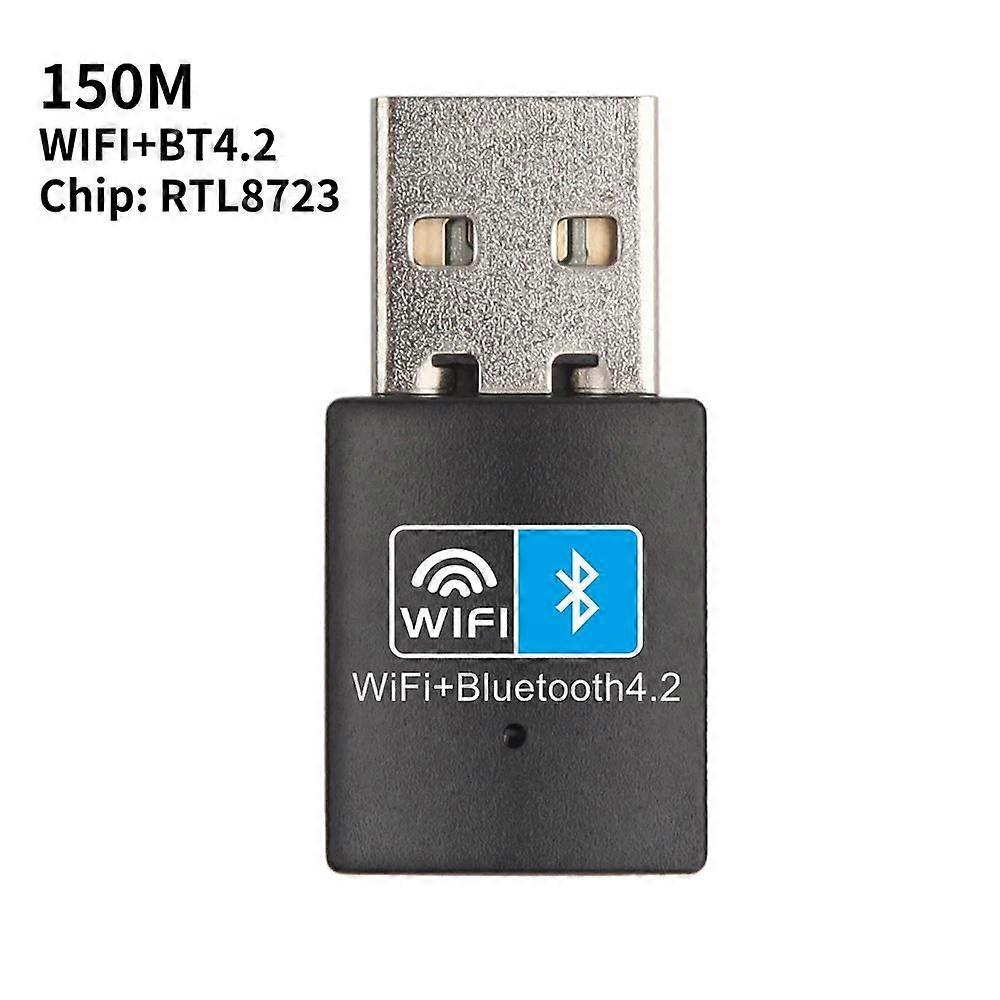 600Mbps USB WiFi Bluetooth Adapter 2 in 1 Dongle Dual Band 2.4G&5GHz USB WiFi 5 Network Wireless Bluetooth