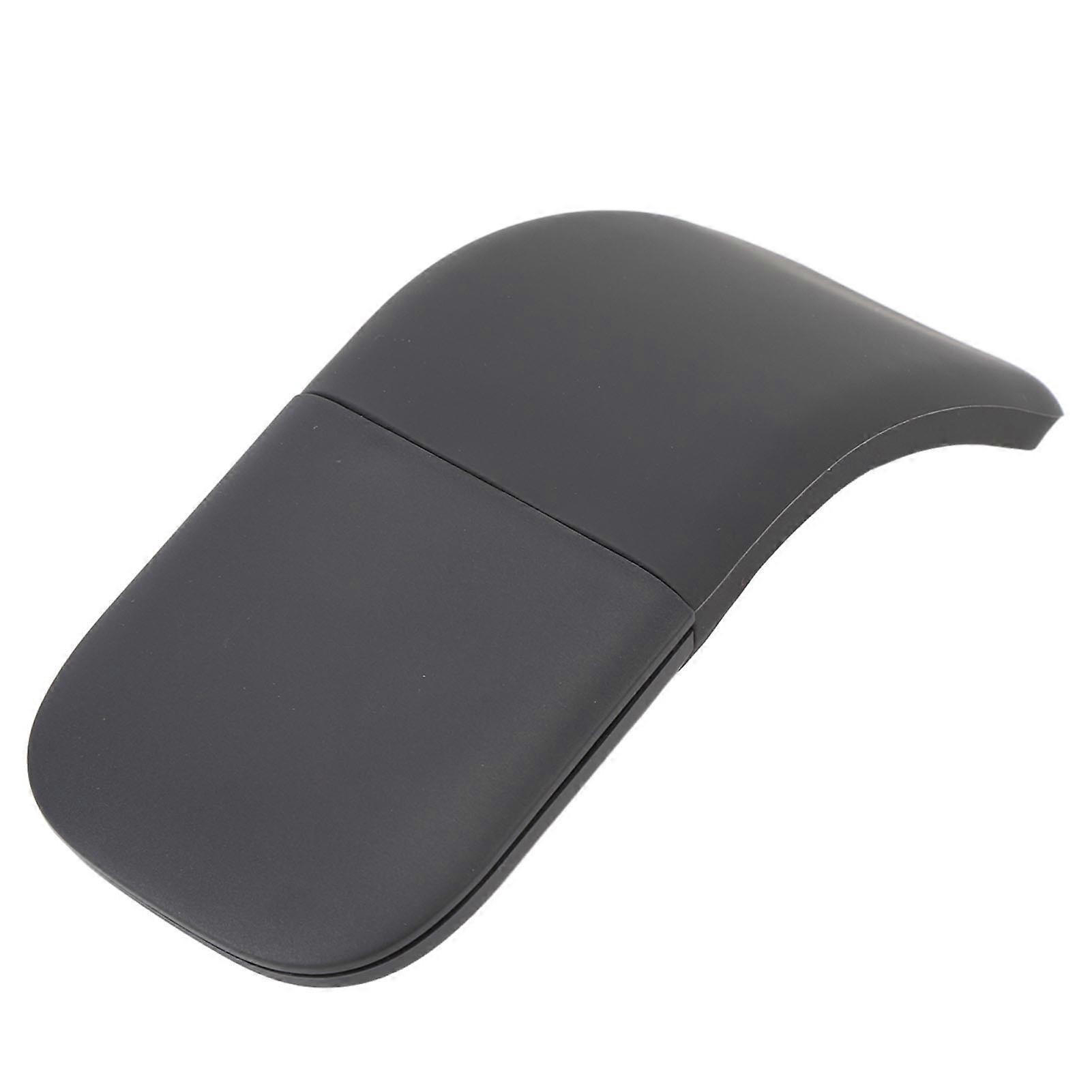 BT Arc Touch Mouse 1200DPI Ultra Thin Portable Wireless Foldable Optical Mouse for Laptops and Tablets Black