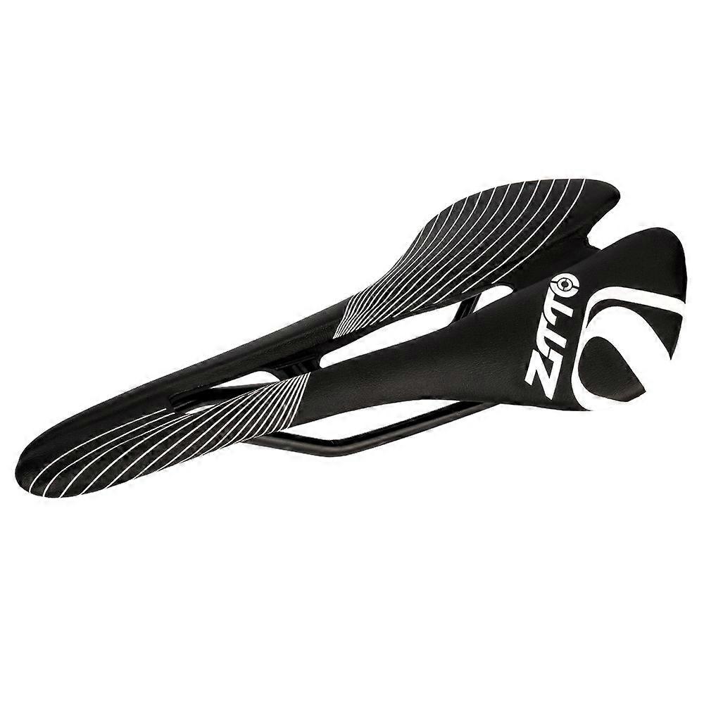 ZTTO 6610 Vélo de route de montagne Coussin de siège en cuir Selle de vélo creuse ergonomiqueNoir Blanc