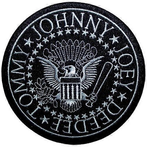 Ramones Presidential Seal Black Iron On Patch