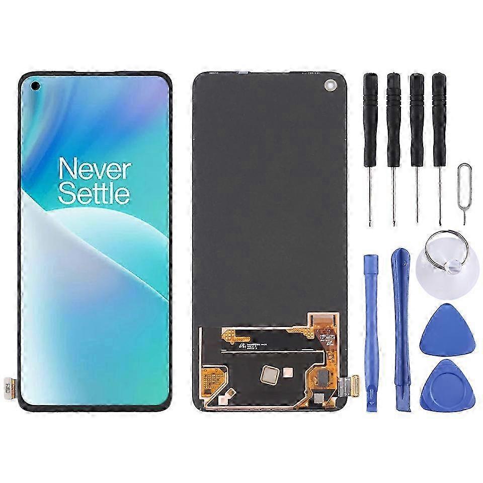 COMPATIBLE AMOLED LCD Screen For OnePlus Nord 2T CPH2399 CPH2401 with Digitizer Full Assembly(Black) 2025
