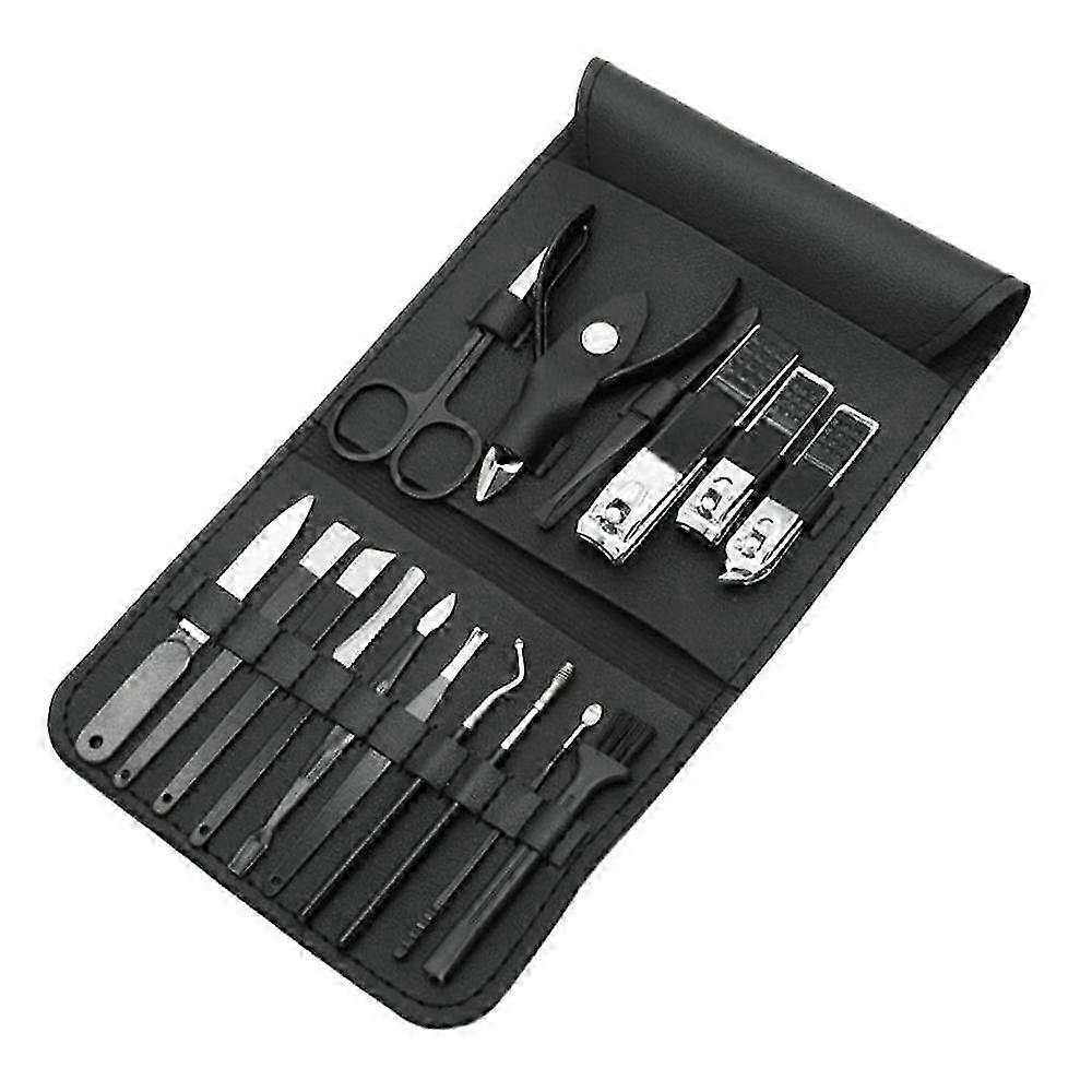 レモンイエローネイルクリッパーセットトラベルケース付き - Style8016