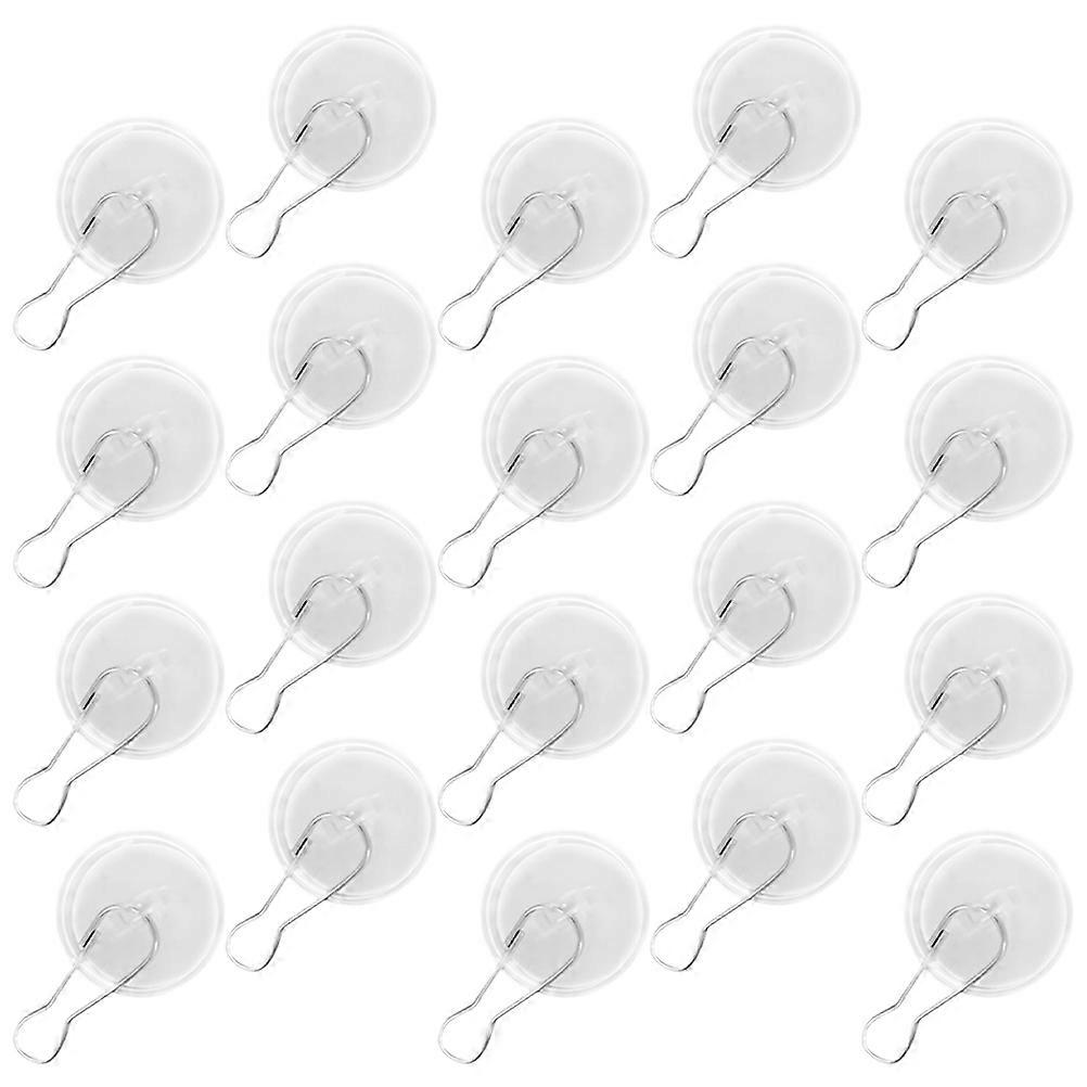 20PCS Heavy Duty Self Adhesive Ceiling Hooks with Hanging Buckles – Clear, Removable Wall Mounts for Wind Chimes, Decorations, and More – No Trace,