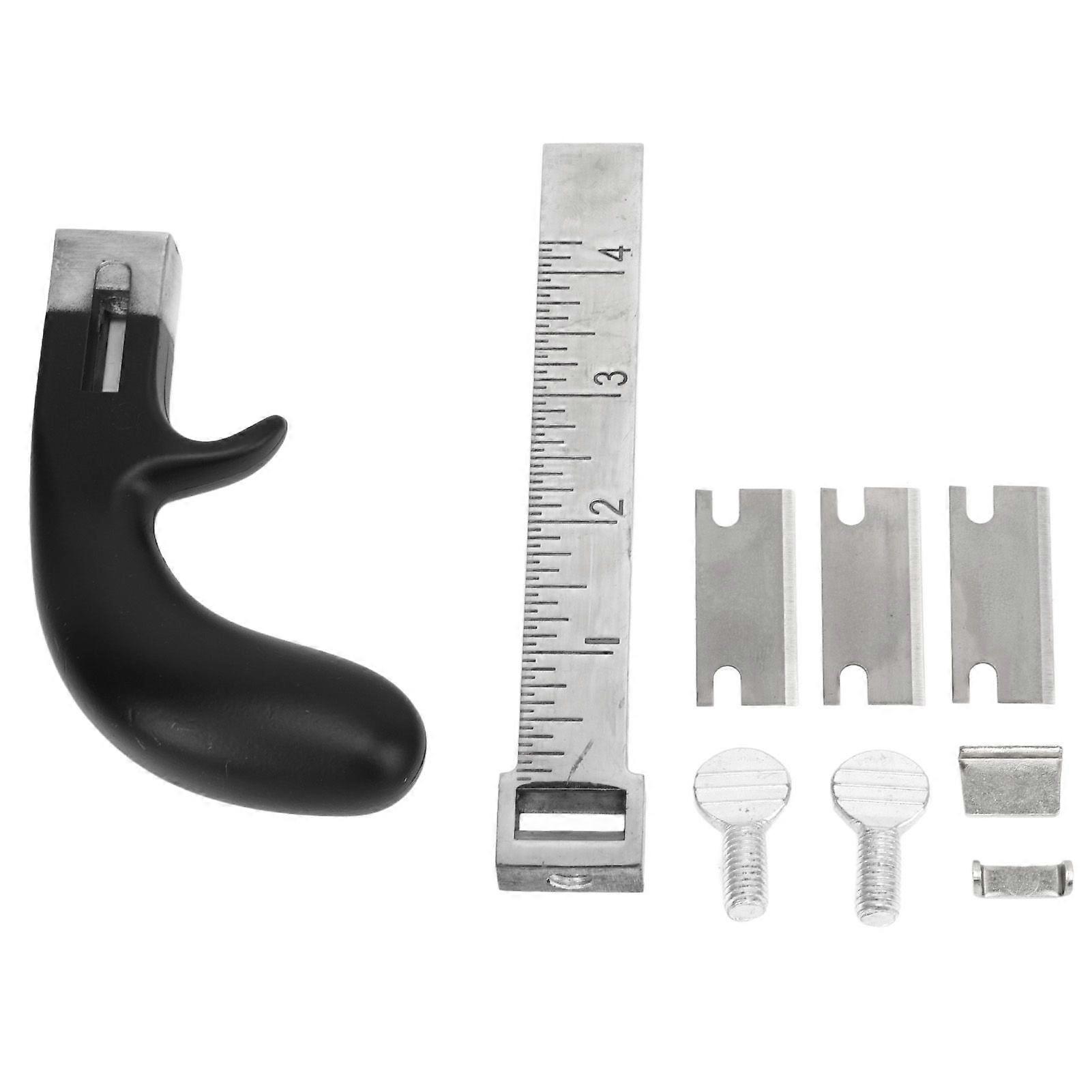 2025 أحدث طراز من الجلود حزام القاطع شفرة قابلة للاستبدال ملحوظ مقياس سهل