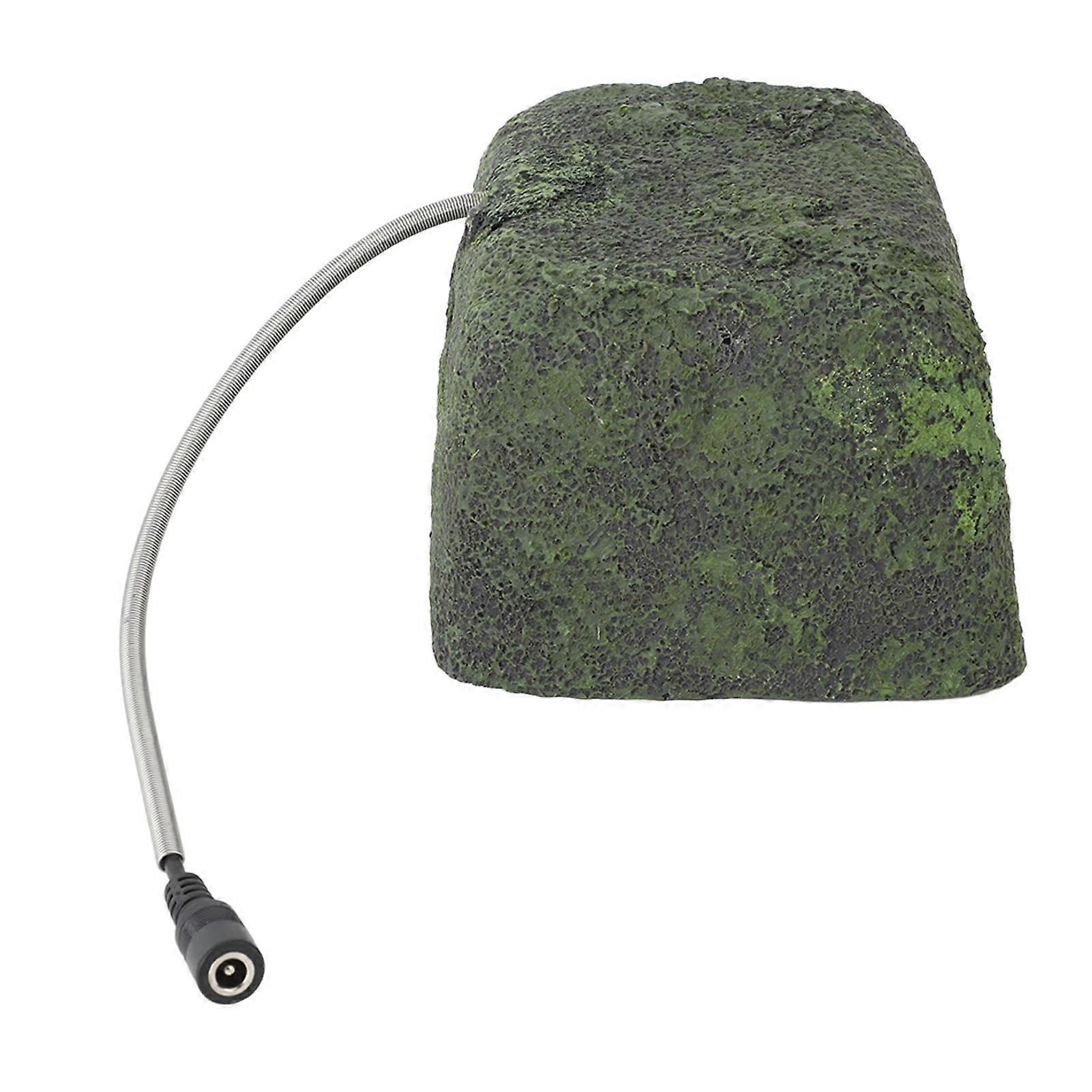 Heated Reptile Cave Reptile Rock Hide Cave Hiding Place for Snakes Lizards Increase Reptile Appetite Improve Digestion 12V UK Plug 100‑240V