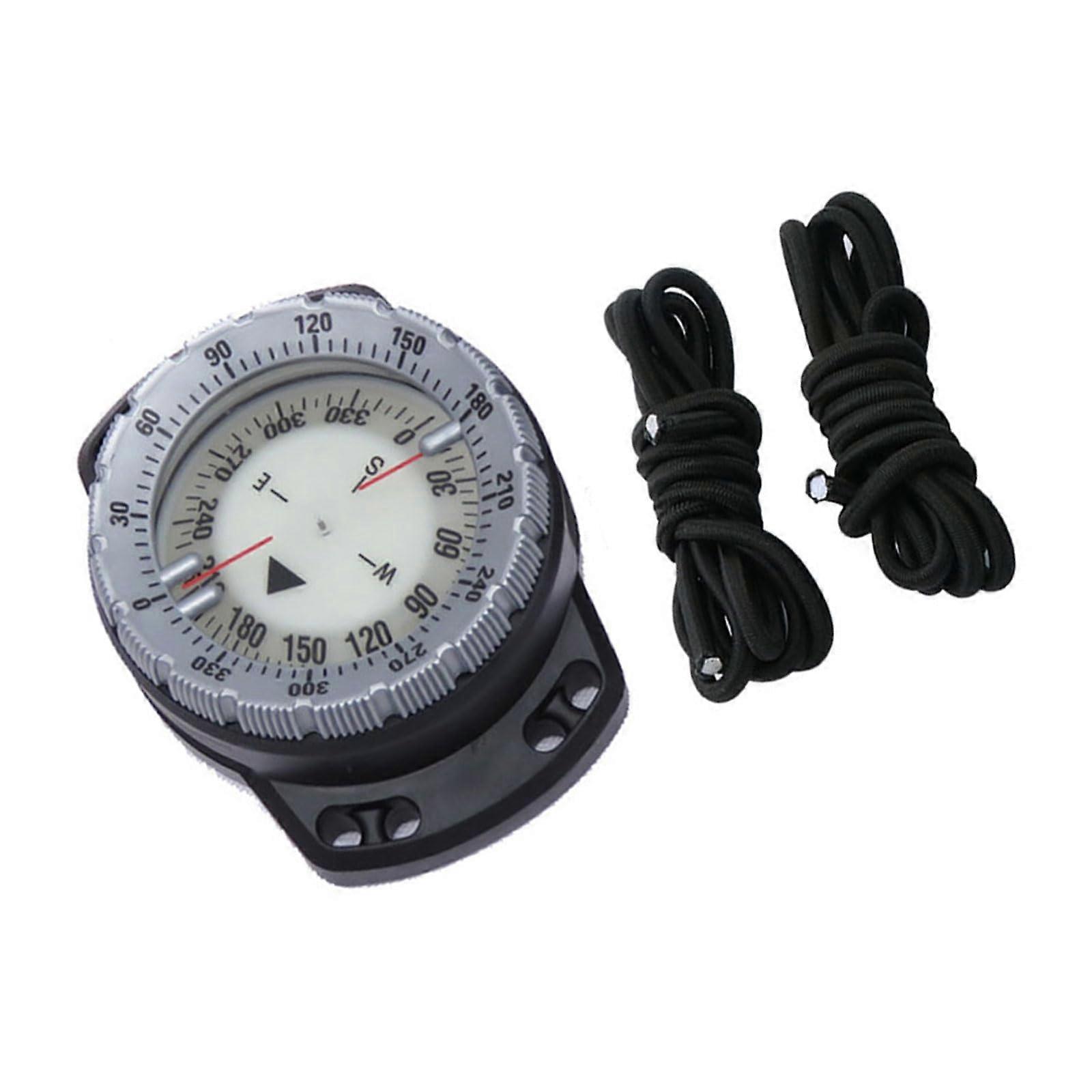 Underwater compasses for diving, luminous compasses, hand diving compasses, diving compasses, waterproof diving compasses gray
