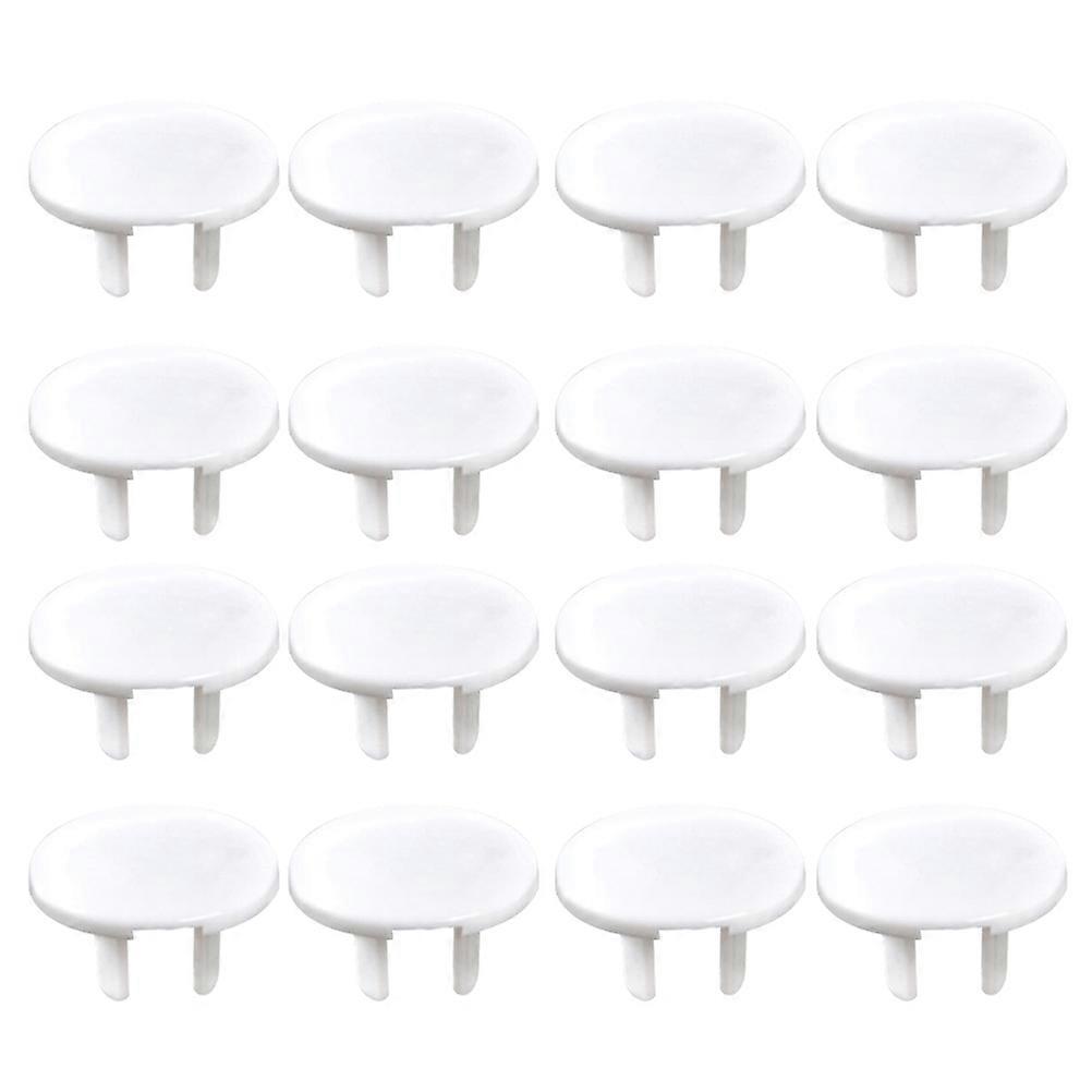 38PCS Baby Safety Outlet Covers for Children Durable Electric Socket Protector with 2 Prong Socket Cover White