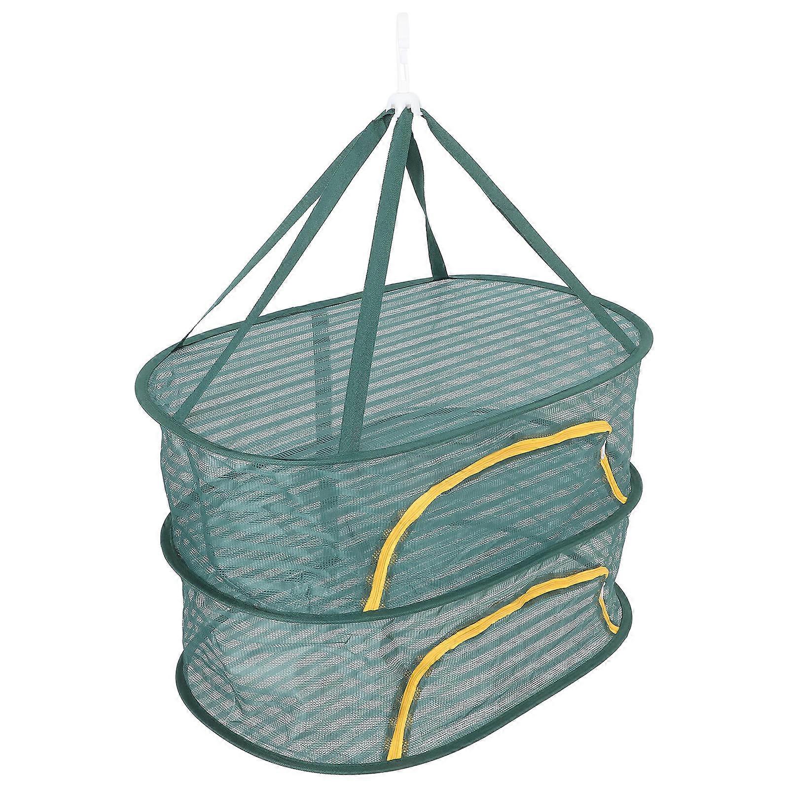 Hanging Drying Net Mesh Cage Frame Foldable Ventilation For Outdoor Kitchen Herb Drying 1Set