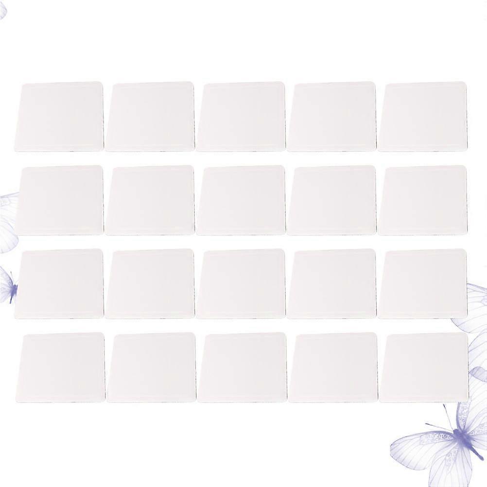 Cardboard Cake Pads Presentation For Baking Supplies 20*20cm White 20Pack