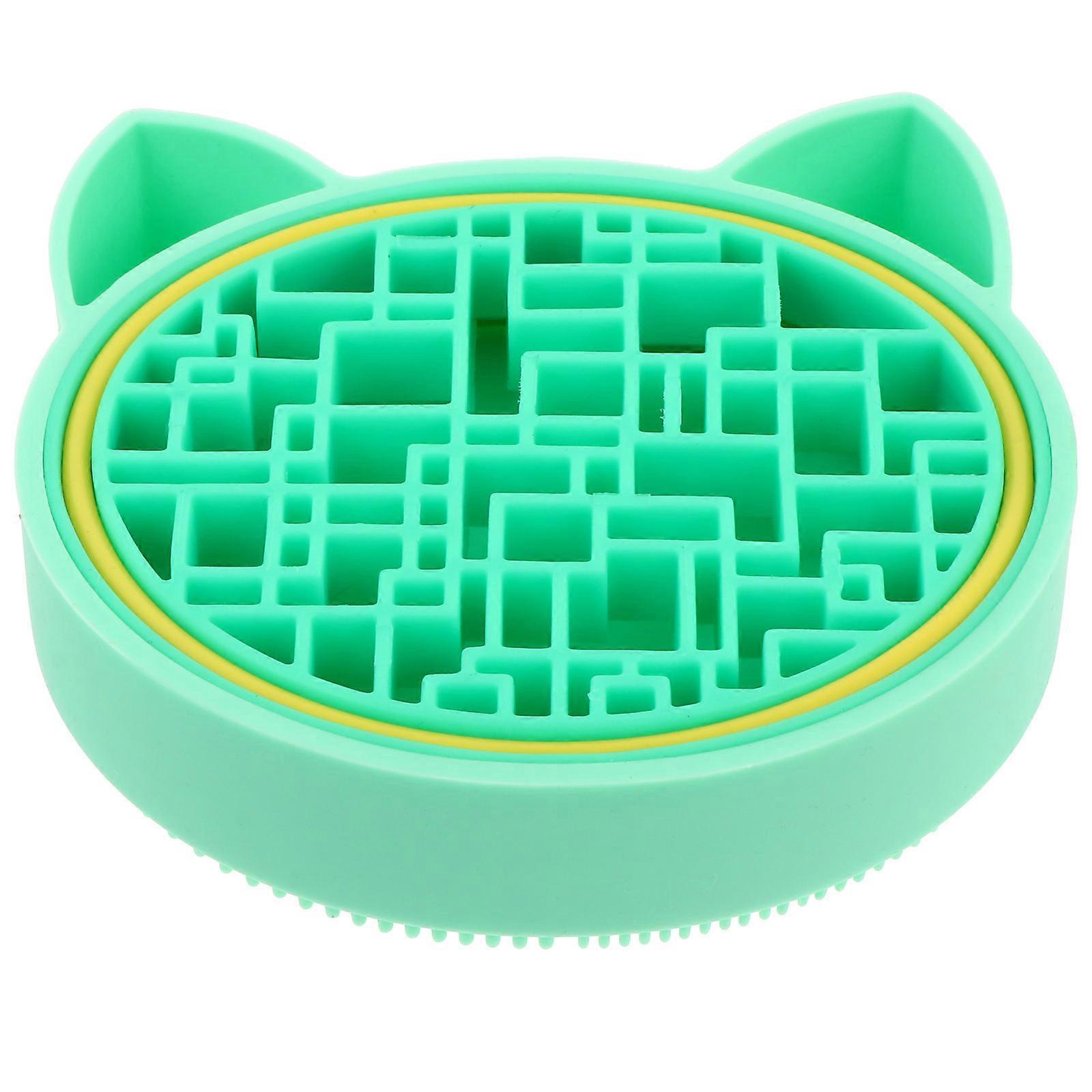 Silicon Brush Cleaning Mat With Drying Function Rectangular Design For Home Use 11x2.5cm 1Pcs