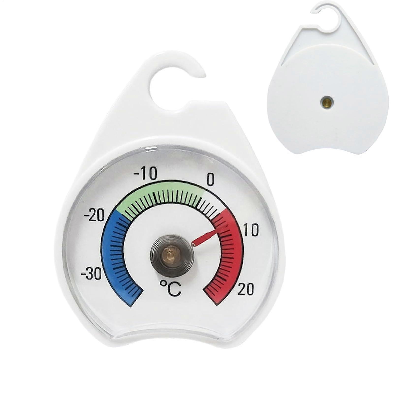 Fridge Freezer Thermometer Large Dial | Energy Efficient Temperature Gauge for Refrigerators and Freezers