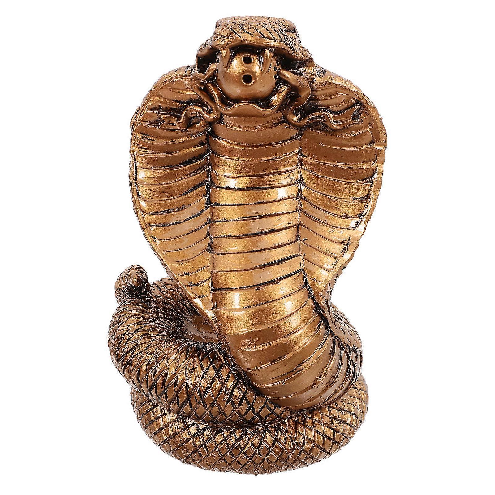 Snake Year Small Snake Ornament Chinese Style Resin Statue Study Room 1Set