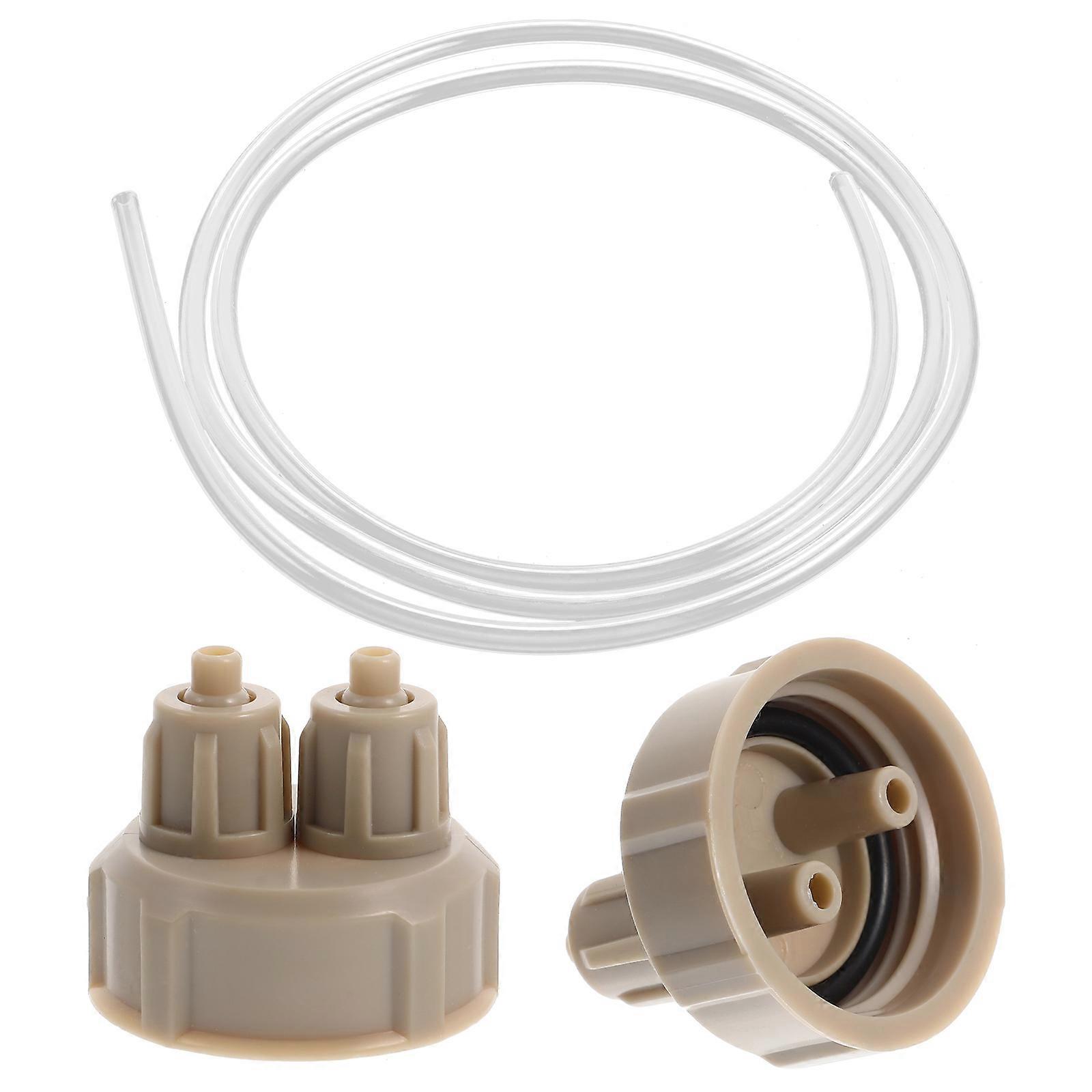 Aquarium Fittings CO2 Generator Bottle Caps Non-Metallic Bottle Caps Aquarium Carbon Dioxide Control 1 Set