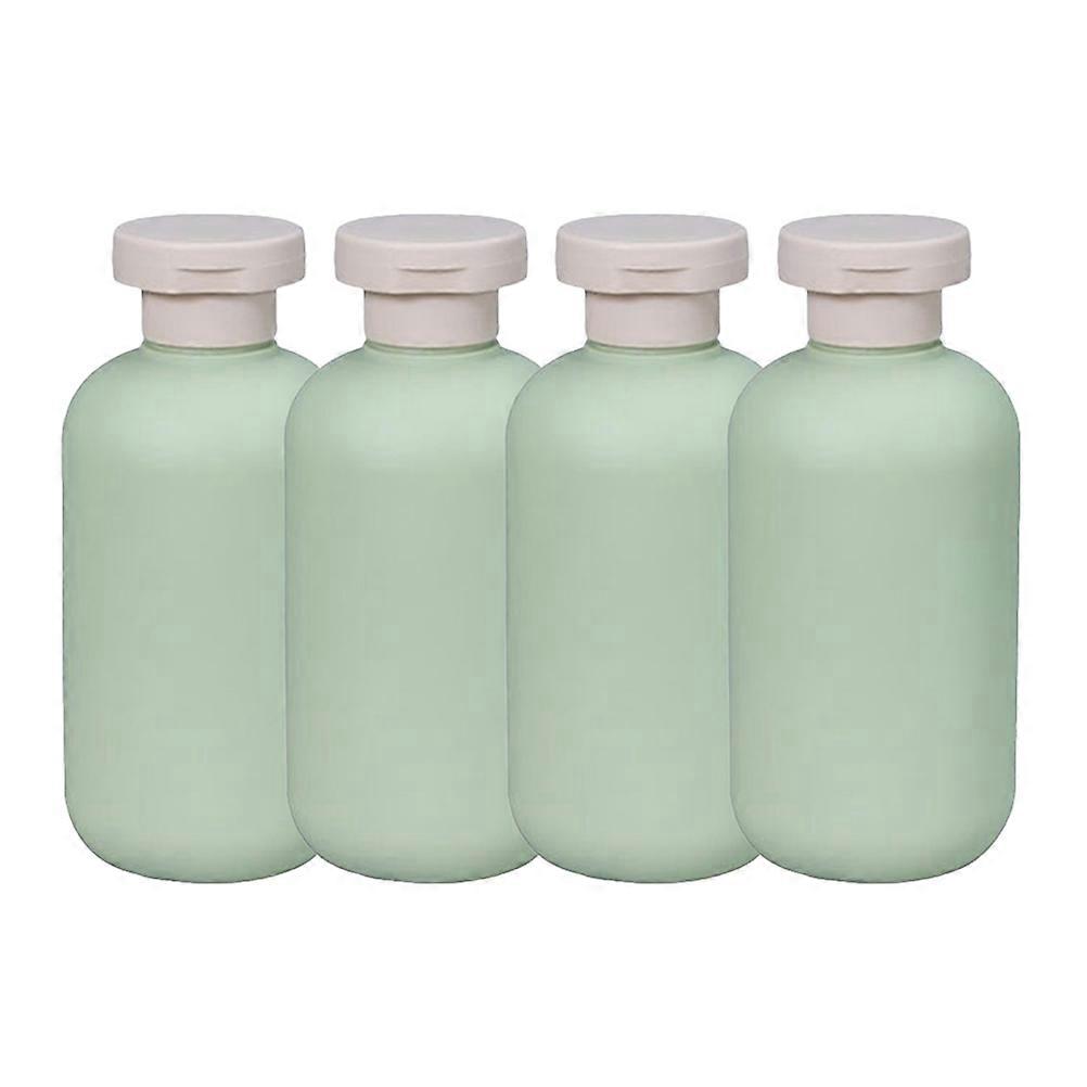 Shampoo And Conditioner Travel Bottles Refillable Plastic Containers For Green 200Ml 4Pcs