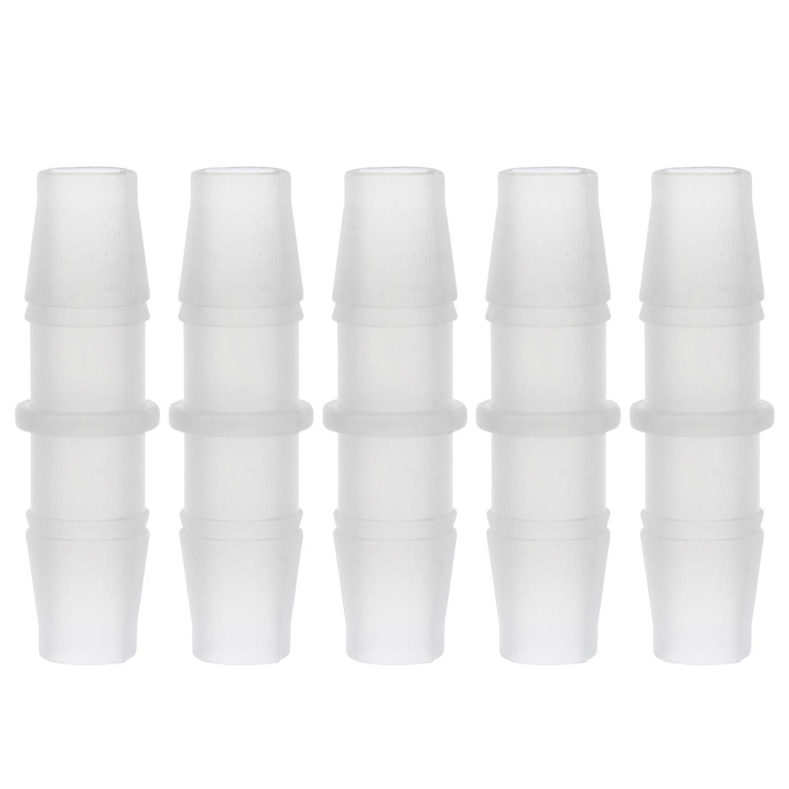 Hose Barb Adapter Plastic Fitting Splicer For Industry 9.5mm Strong Connection 5Pcs