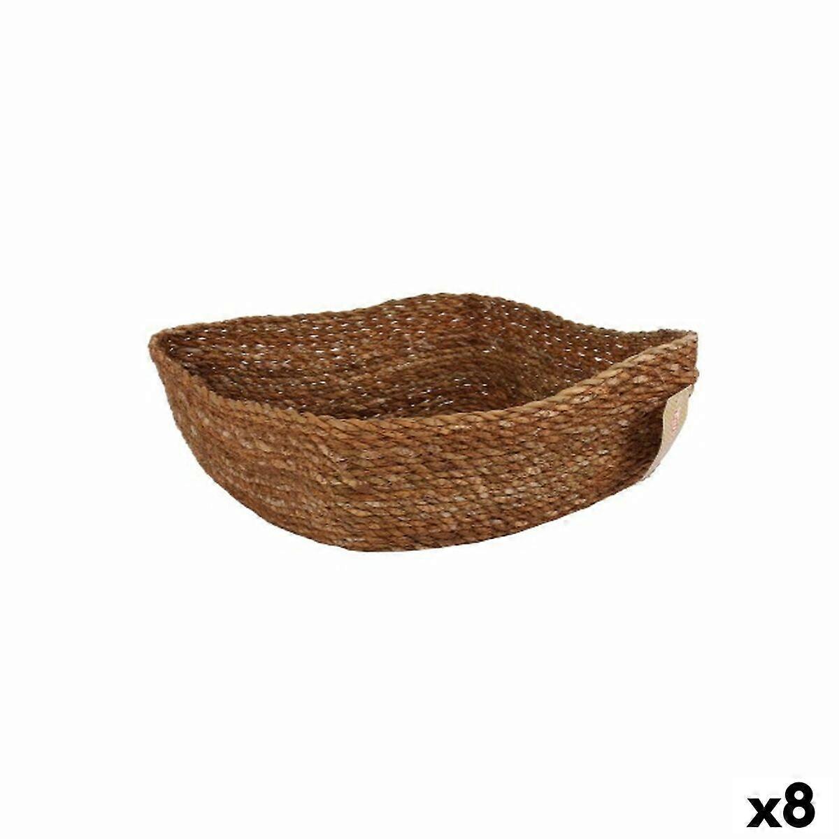 Multi-purpose basket Privilege wicker Squared 27 x 27 x 9 cm