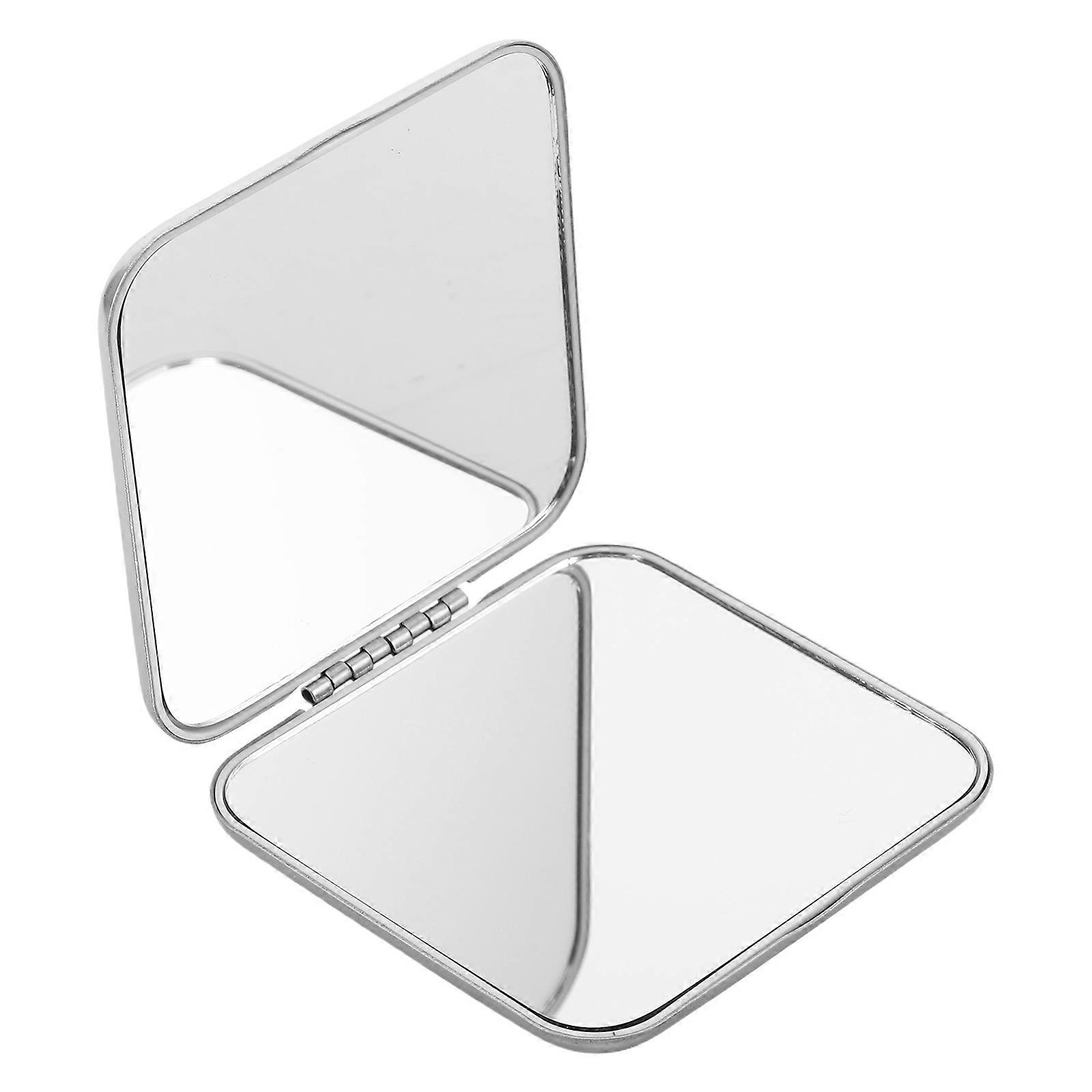 Compact Portable Magnifying Mirror for Precise Grooming – Durable Design for Handbags and Pocket Use