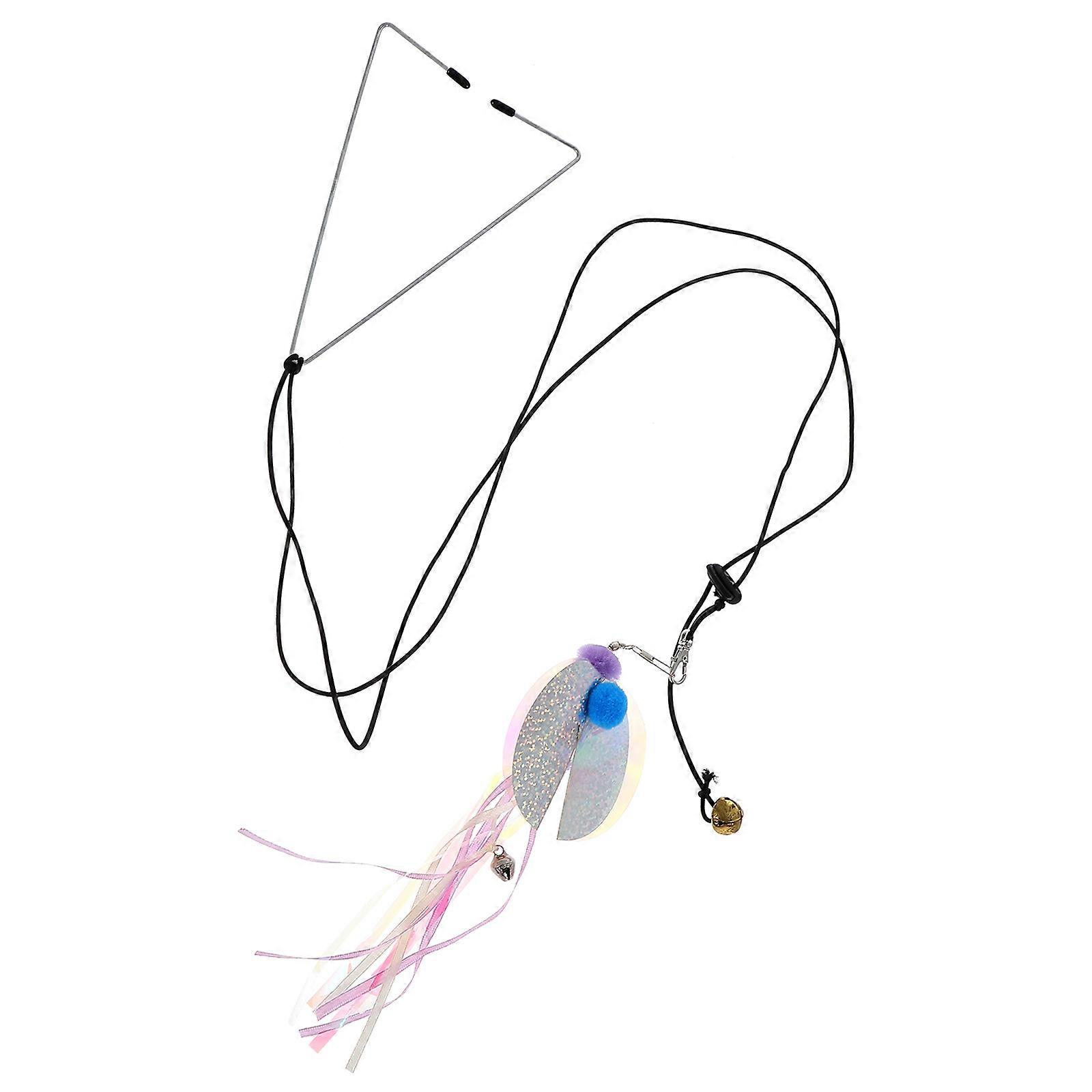 Cat Teaser Hanging Door Kitten Toy Interactive Cat Toy for Pet Use Multi