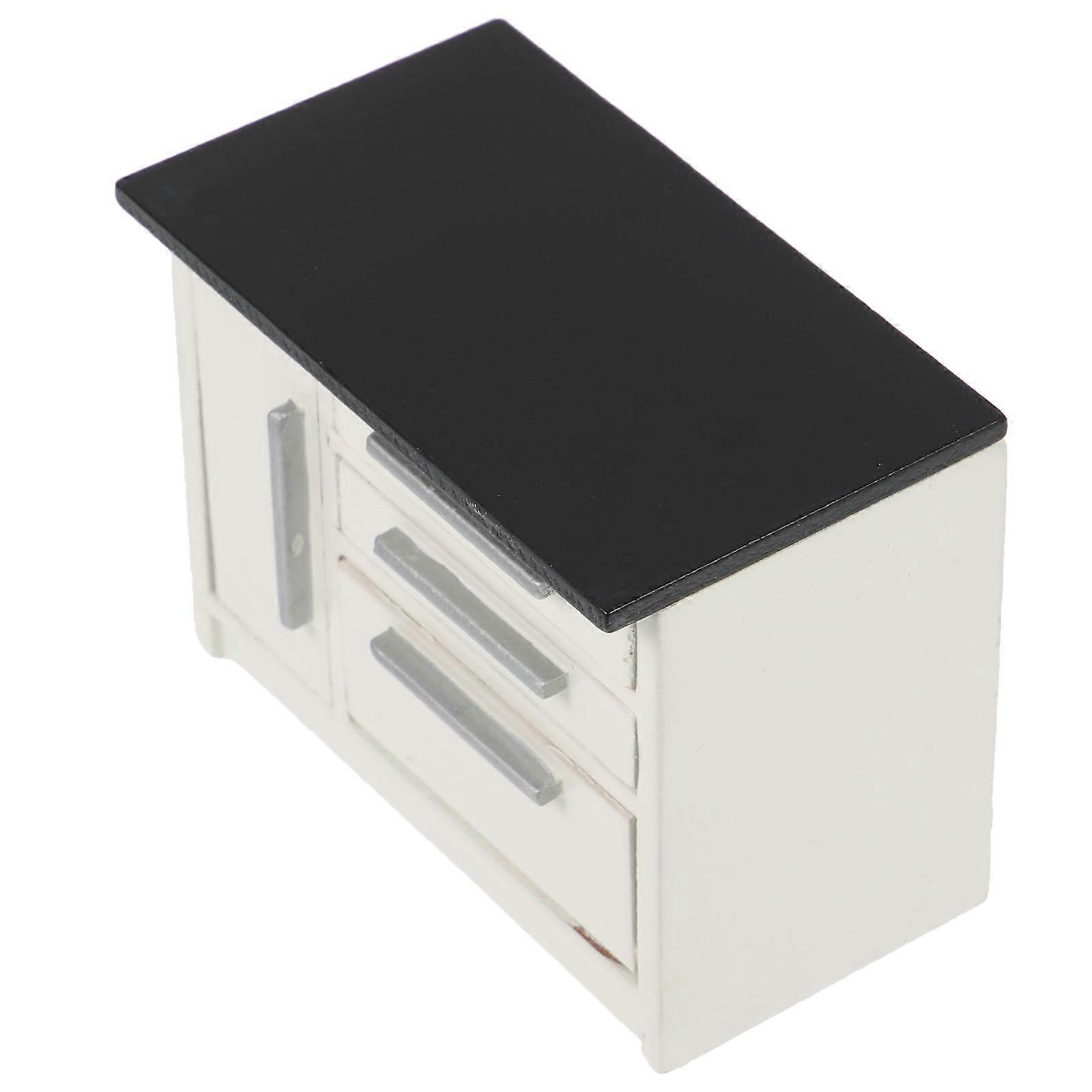 Miniatűr modell bútorok mini konyhaszekrény hobbisták válogatott színes barkácskellékek 1 készlet