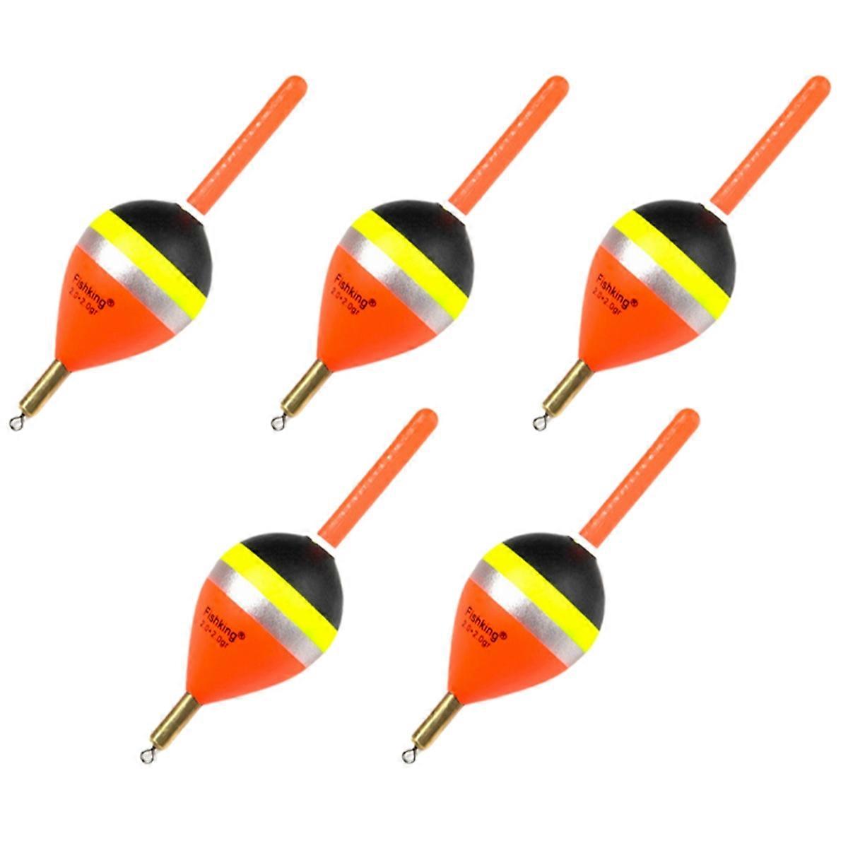 5pcs Fishing Float Bobbers 2g Slip Balsa wood Buoy Float D