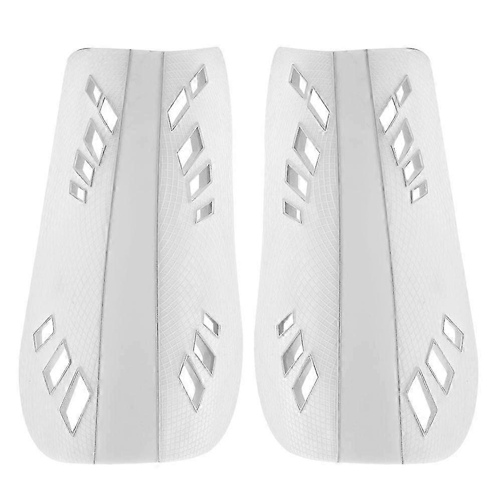 Soccer Leg Guards - Professional Football Shin Pads - White