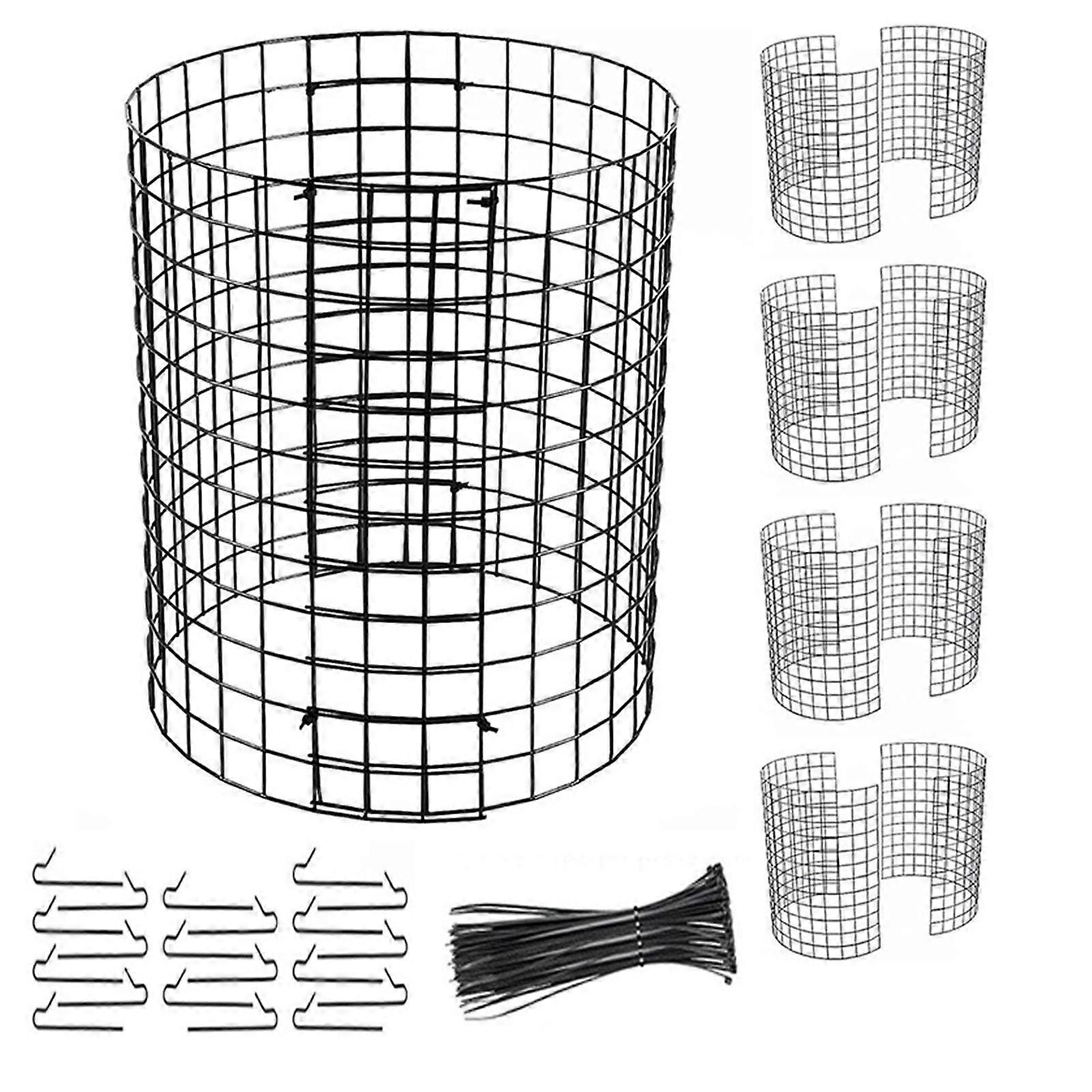 Stable Metal Mesh Plant Protector For Garden Tree Efficient Prevent Small Animal Chewing Barrier Design Tree Trunk Cover