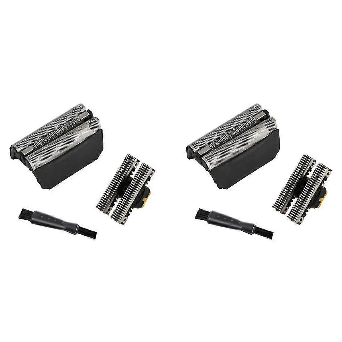 Pasuje do Braun 8000 Series 5 Contourpro 360 Complete, 2x 51B Shaver Foil & Blade, pasuje do Waterflex WF1S WF2S 5760 5758 5751 5647