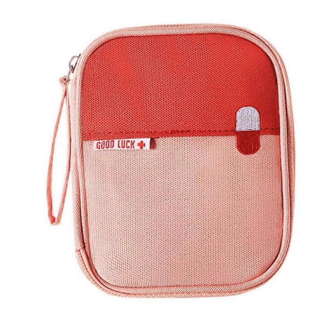 Reisemini Portable Mini First Aid Bag, Empty Storage Kit, Black Color, Compact Design for Travel and Home Use