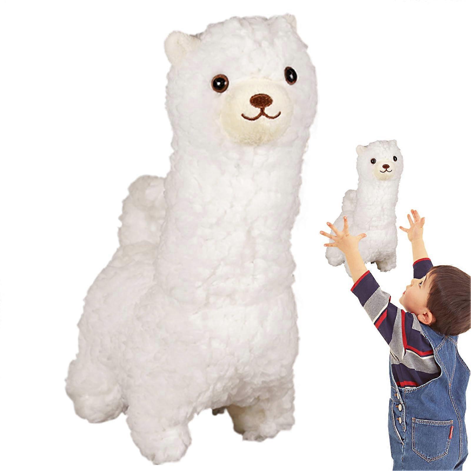 Alpaca Plush Toy - Soft White Plush With Running And Bark Function, Kids Birthday Gift, Nursery Toy