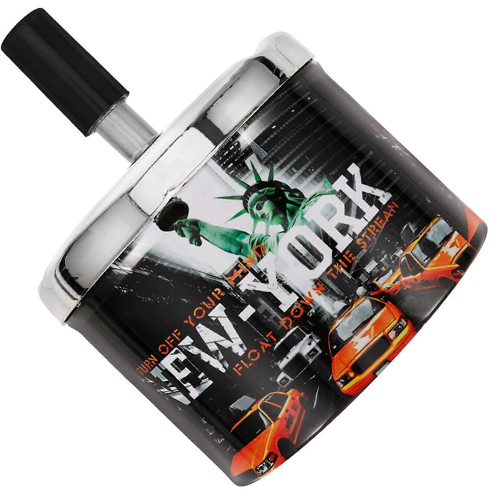 Rotating Lid Ashtray with Automatic Extinguishing Function – Indoor Desktop Design for Decoration