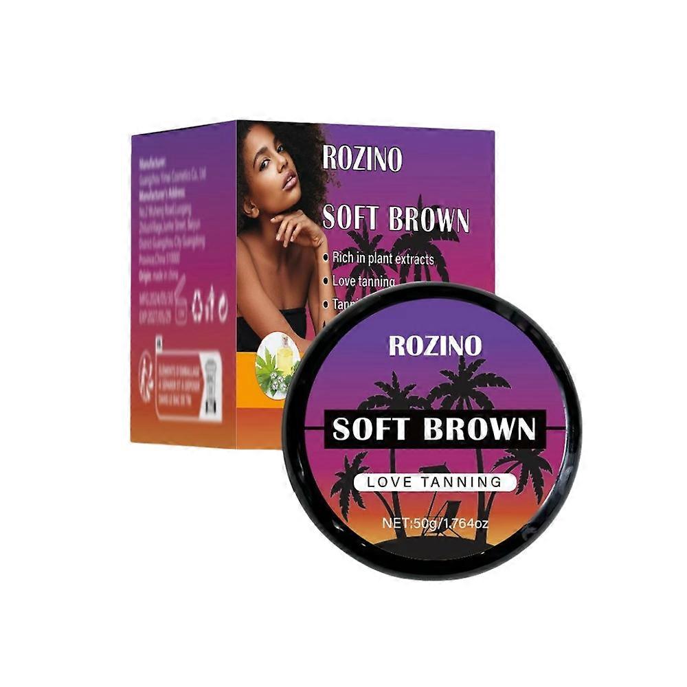 Crème de bronzage brune douce, Lotion de bronzage de l’île tropicale hawaïenne, Gel de bronzage brun à bronzage rapide