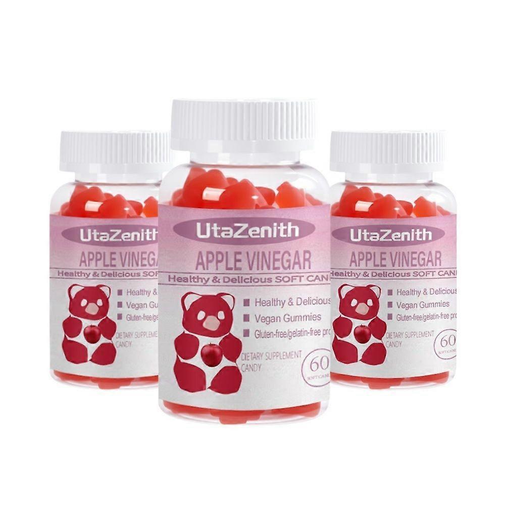 Apple Cider Vinegar Gummies , Natural Plant Extract , 180 Gummies