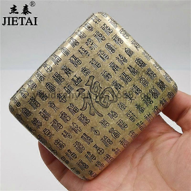 Large Capacity 20-Pack Cigarette Case Flip Cover Moisture-Resistant And Compression-Retro Cigarette Case Gift Pack