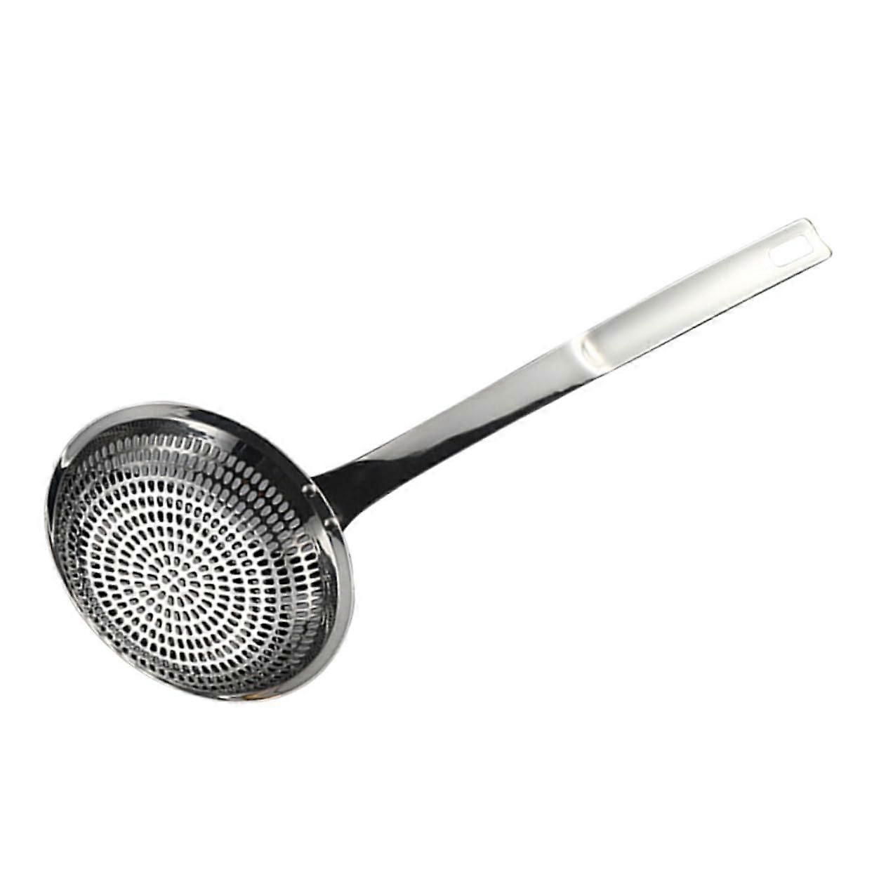 Stainless Steel Pasta Strainer Spoon, Easy to Clean Kitchen Colander, Durable and Functional Cooking Tool