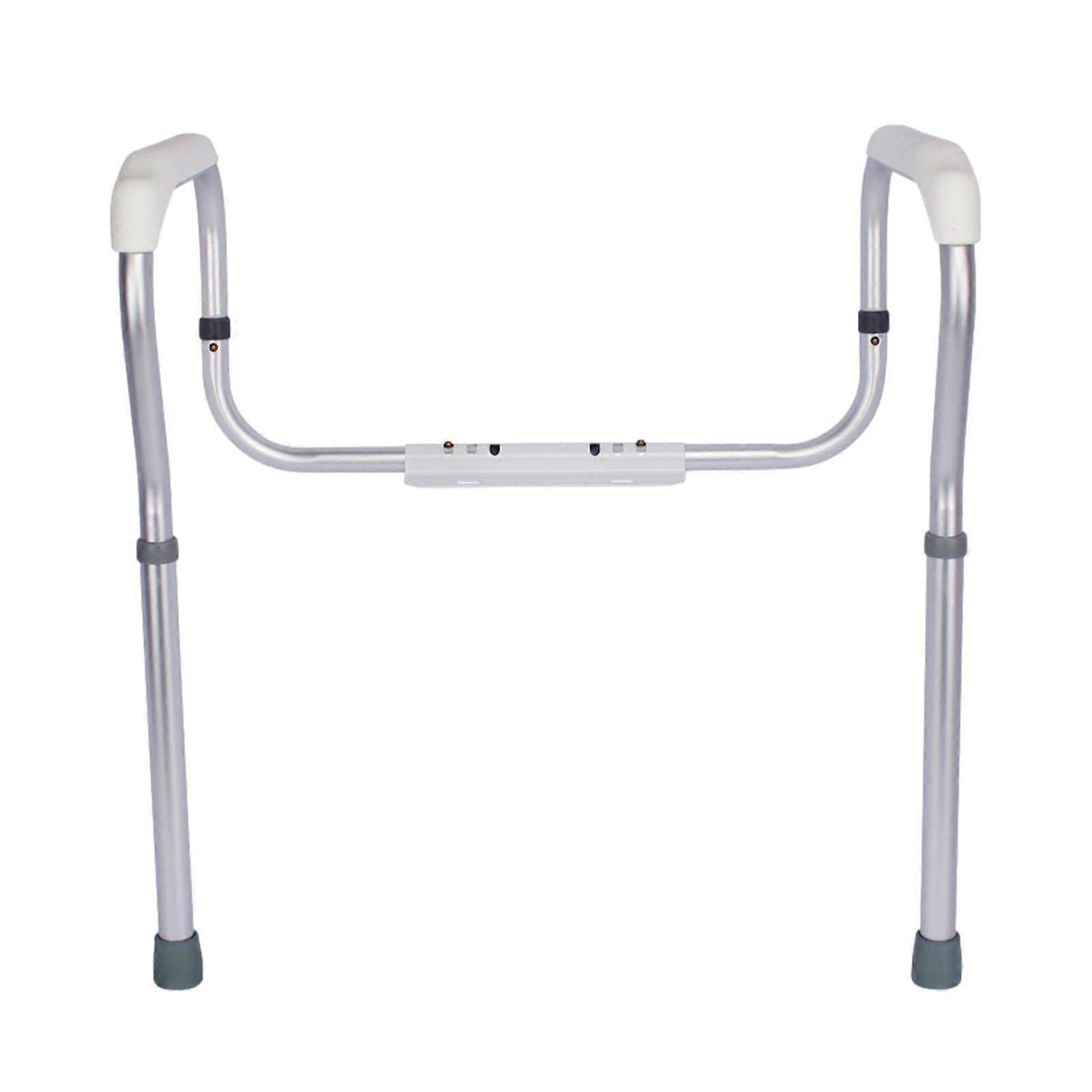 Senior Toilet Rail  Bathroom Support Frame with NonSlip Handles  Standalone Toilet Frame