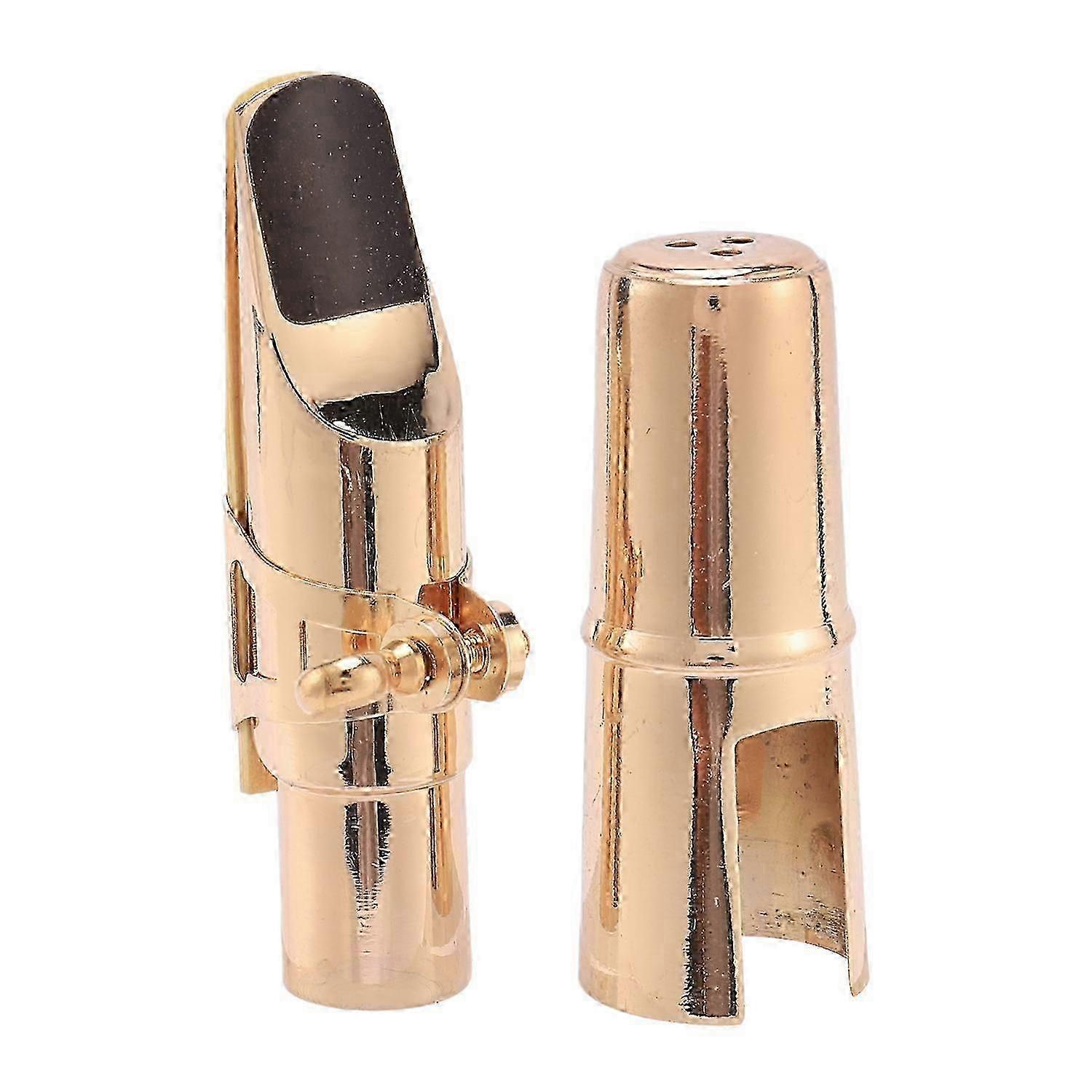 Saxophone Mouthpiece with Cap and Ligature for Use with Saxophones Musical Instruments Parts