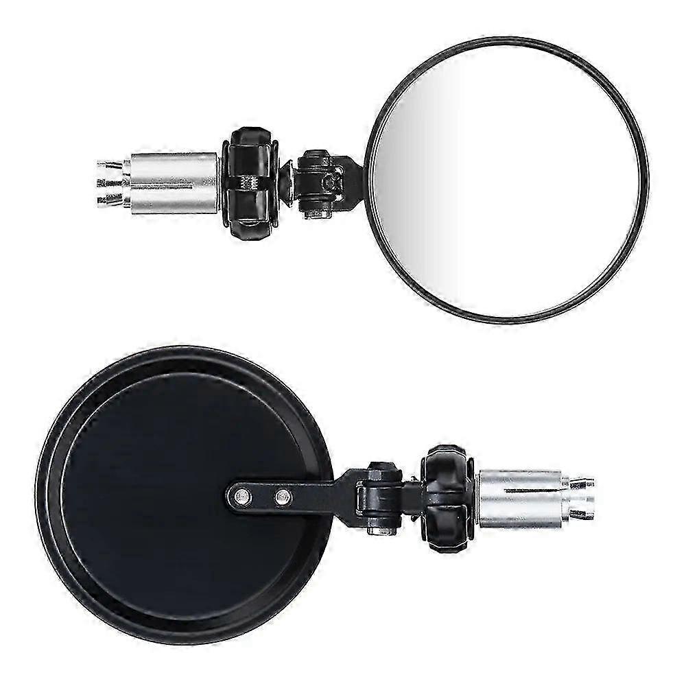 Folding Universal Motorcycle Handlebar Mirrors 7/8 22mm for Various Motorcycles and Scooters