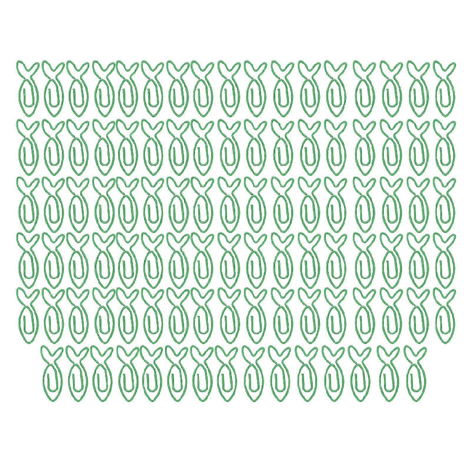 2025 Latest Model  100Pcs Cute Shaped Office Paper Clips Set Lightweight