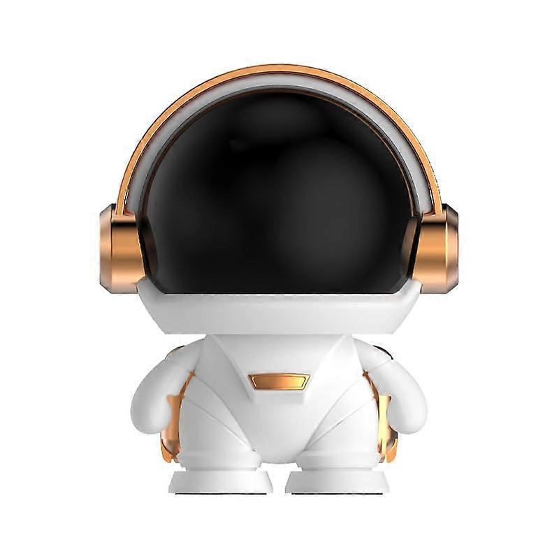 Wireless Bluetooth Speaker, Portable Mini Speaker, Outdoor Desktop Mini Speaker, Gold  White
