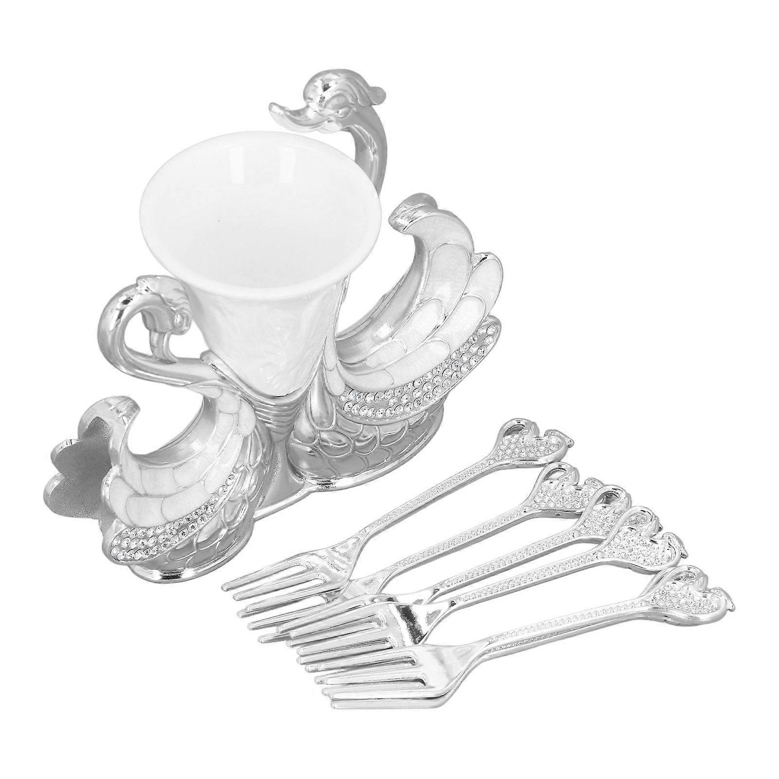 2025 Latest Model  Swan Base Fork Holder Set Elegant Multifunctional