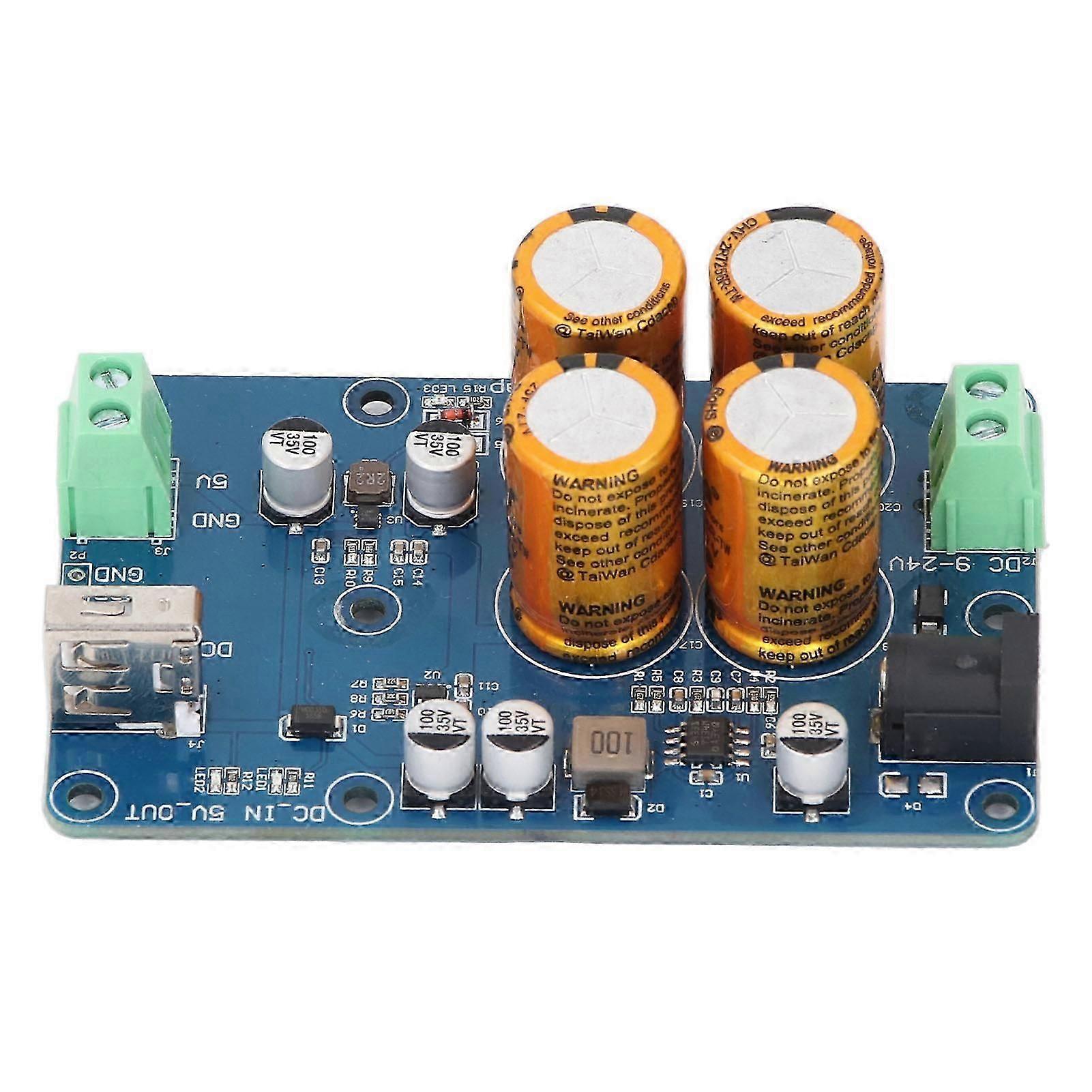 Super Capacitor UPS for RPI Uninterruptible Power Supply DC924V Input DC5V3A Output 1060S Power Down Endurance Data Save 4S