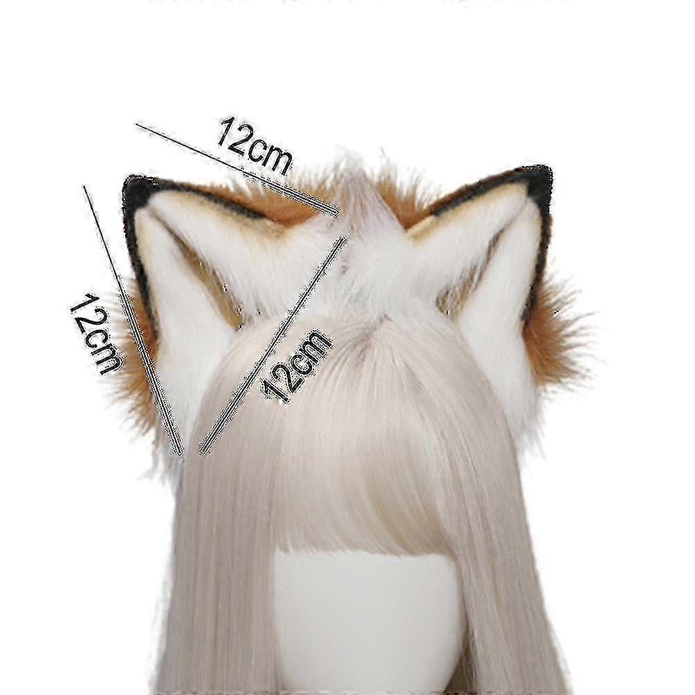 اليدوية الذئب الثعلب الفراء آذان Hairhoop رئيس التميز