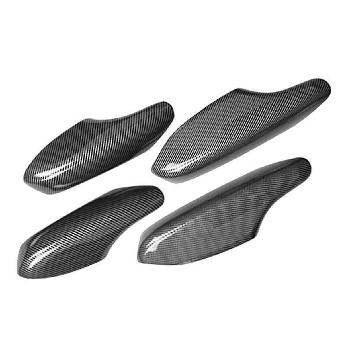 Carbon Fiber Pattern Interior Door Armrest Panel Cover Side Handle Armrest Panel Trim for 11th 2021-2023