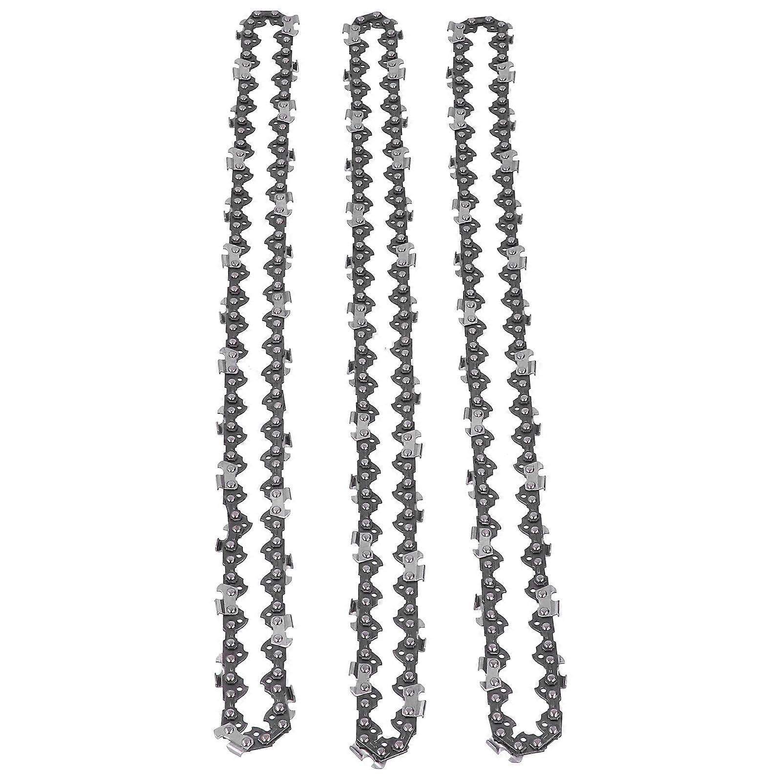 3Pcs Chainsaw Chain Universal Part 3/8in Pitch 1.3mm Middle Guide Tooth Thickness for Craftsman